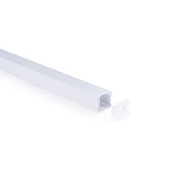 Perfil tira LED superficie - 17x14mm - Kit completo - 1 metro