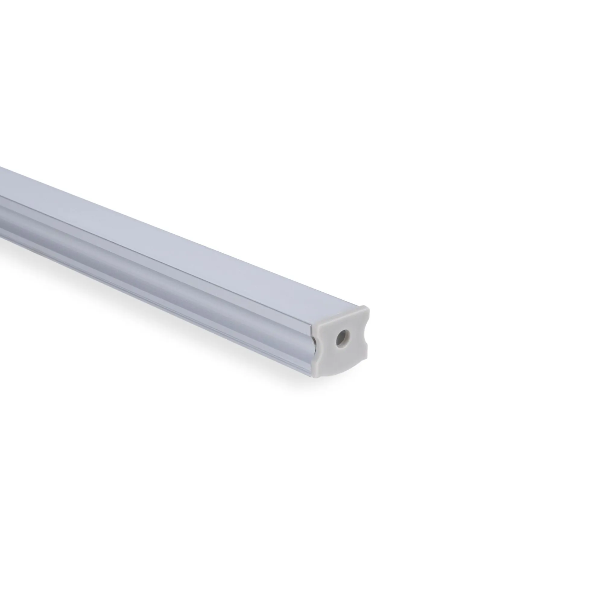 Perfil tira LED superficie - 17x14mm - Kit completo - 1 metro