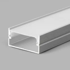 Perfil tira LED superficie - 10x30mm - Con difusor - 2 metros