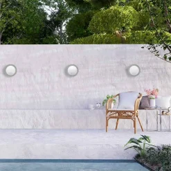 Plafón de exterior estanco de pared o techo FUMAGALLI BERTA E27 IP66