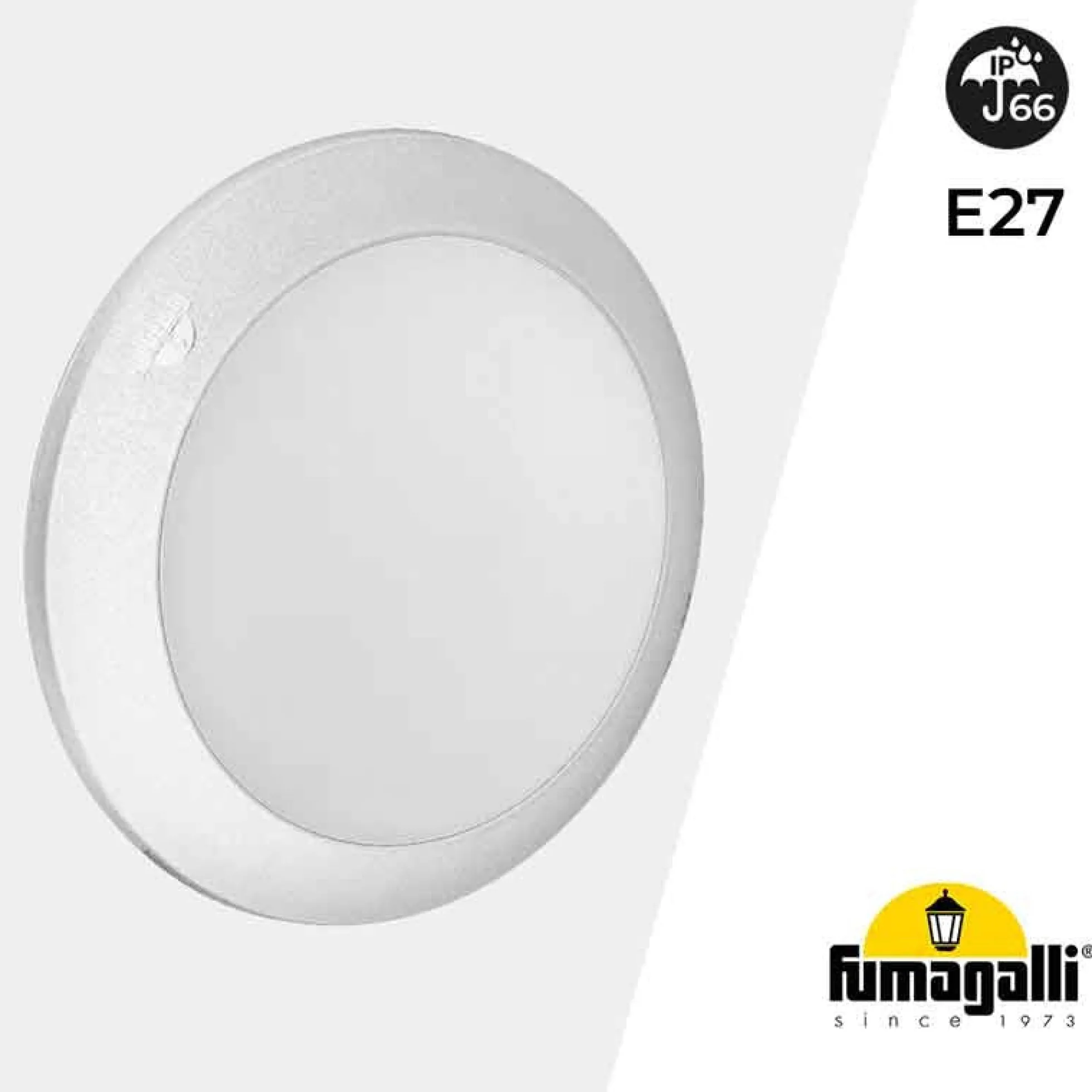 Plafón de exterior estanco de pared o techo FUMAGALLI BERTA E27 IP66