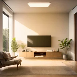 Plafón de techo LED Backlight - 60x60cm - 36W - CCT + RGB IC - Con mando a distancia