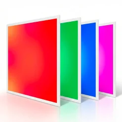 Plafón de techo LED Backlight - 60x60cm - 36W - CCT + RGB IC - Con mando a distancia