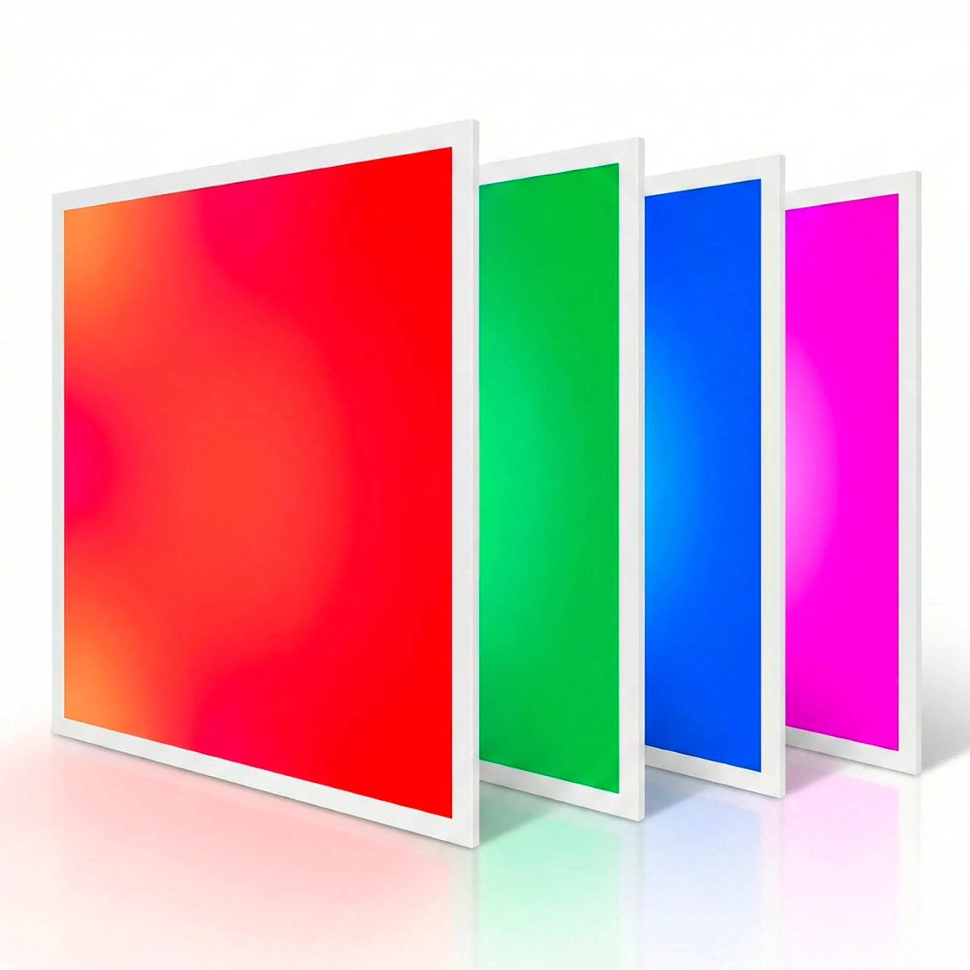Plafón de techo LED Backlight - 60x60cm - 36W - CCT + RGB IC - Con mando a distancia