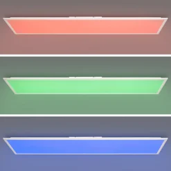 Plafón de techo LED Backlight - 120x30cm - 36W - CCT + RGB IC - Con mando a distancia
