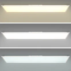 Plafón de techo LED Backlight - 120x30cm - 36W - CCT + RGB IC - Con mando a distancia