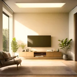 Plafón de techo LED Backlight - 120x30cm - 36W - CCT + RGB IC - Con mando a distancia