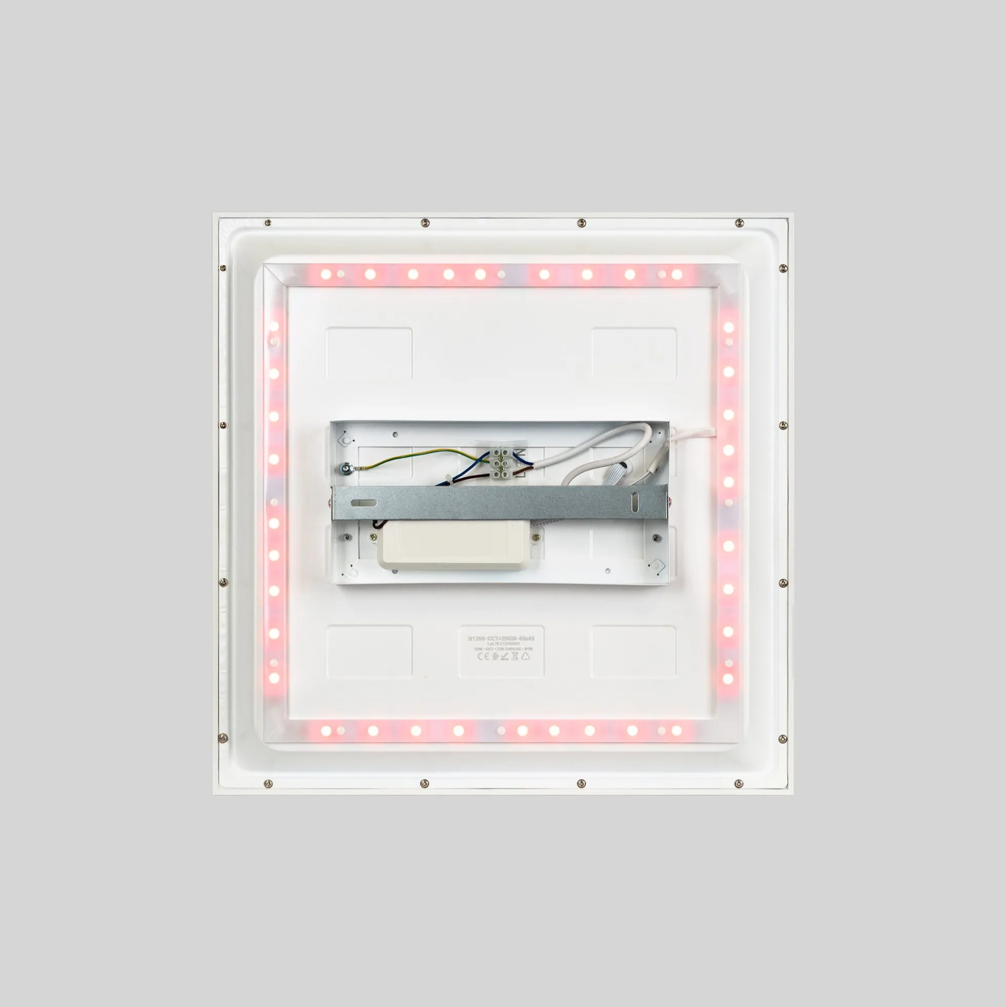 Plafón de techo LED Backlight - 45x45cm - 22W - CCT + 2RGB - Retroiluminado