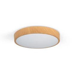 Plafón de techo LED CCT - 24W - Color madera - Ø40cm