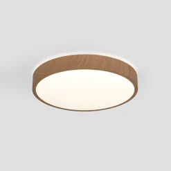 Plafón de techo LED CCT - 24W - Color madera - Ø40cm