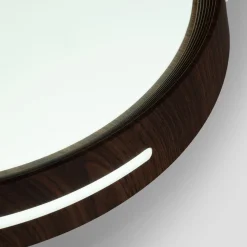 Plafón de techo LED CCT - 24W - Efecto lateral - Color madera Ø40cm