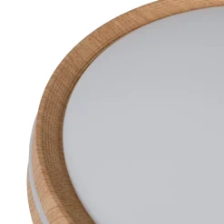 Plafón de techo LED CCT - 24W - Efecto lateral - Color madera Ø40cm