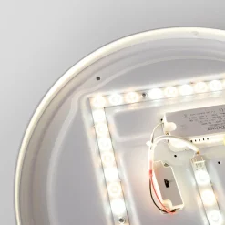 Plafón de techo LED CCT - 24W - Efecto lateral - Color madera Ø40cm