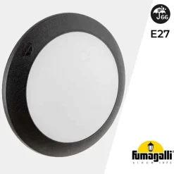 Plafón estanco para techo o pared FUMAGALLI UMBERTA 2x E27 IP66