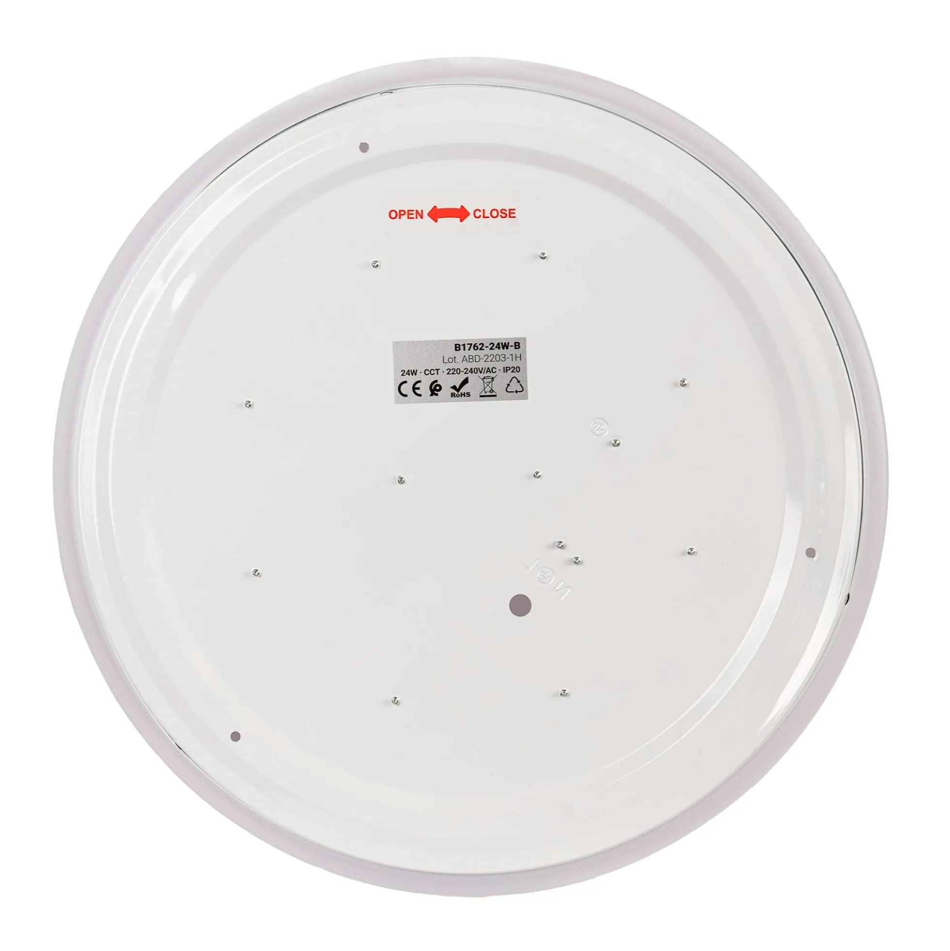 Plafón LED circular de superficie 24W CCT - Ø38cm - 1780lm - IP20