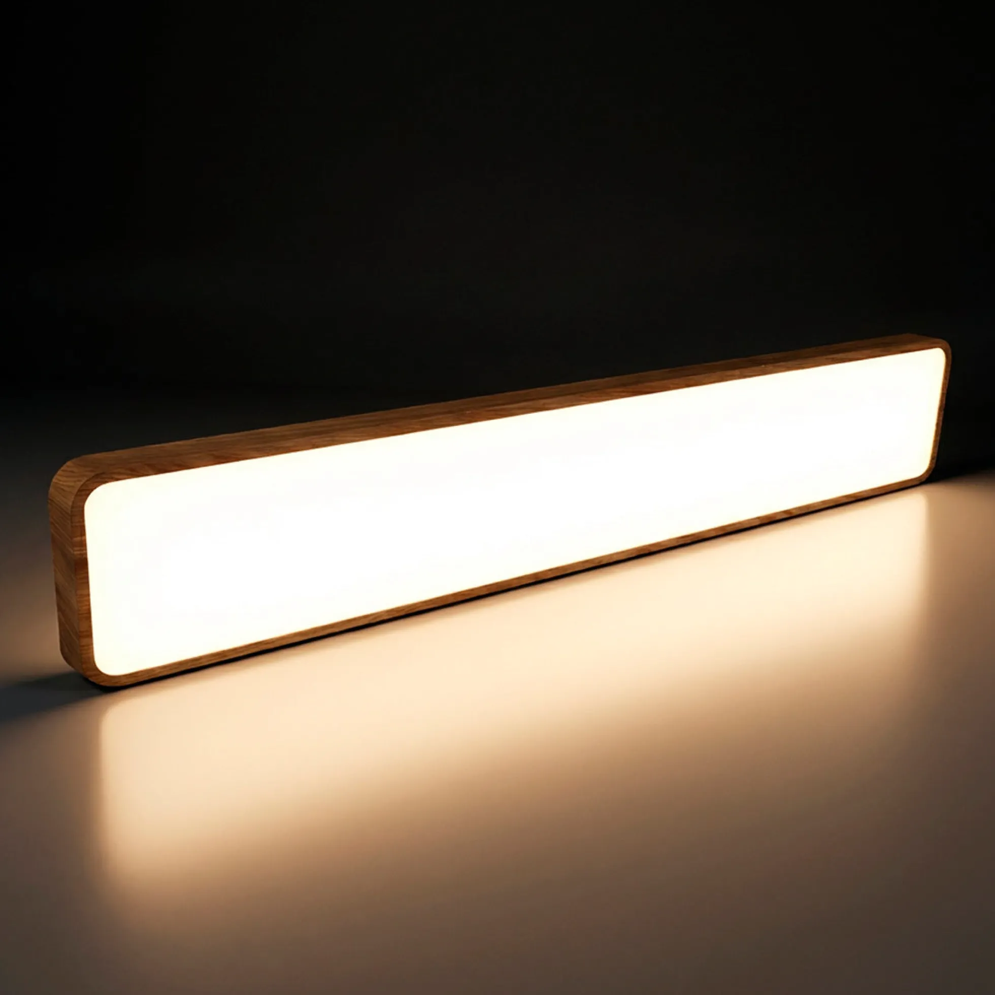 Plafón LED decorativo - Efecto madera - 36W - 4000K - 120cm - IP20