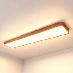 Plafón LED decorativo - Efecto madera - 36W - 4000K - 120cm - IP20