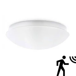 Plafón LED de superficie con sensor para bombilla E27