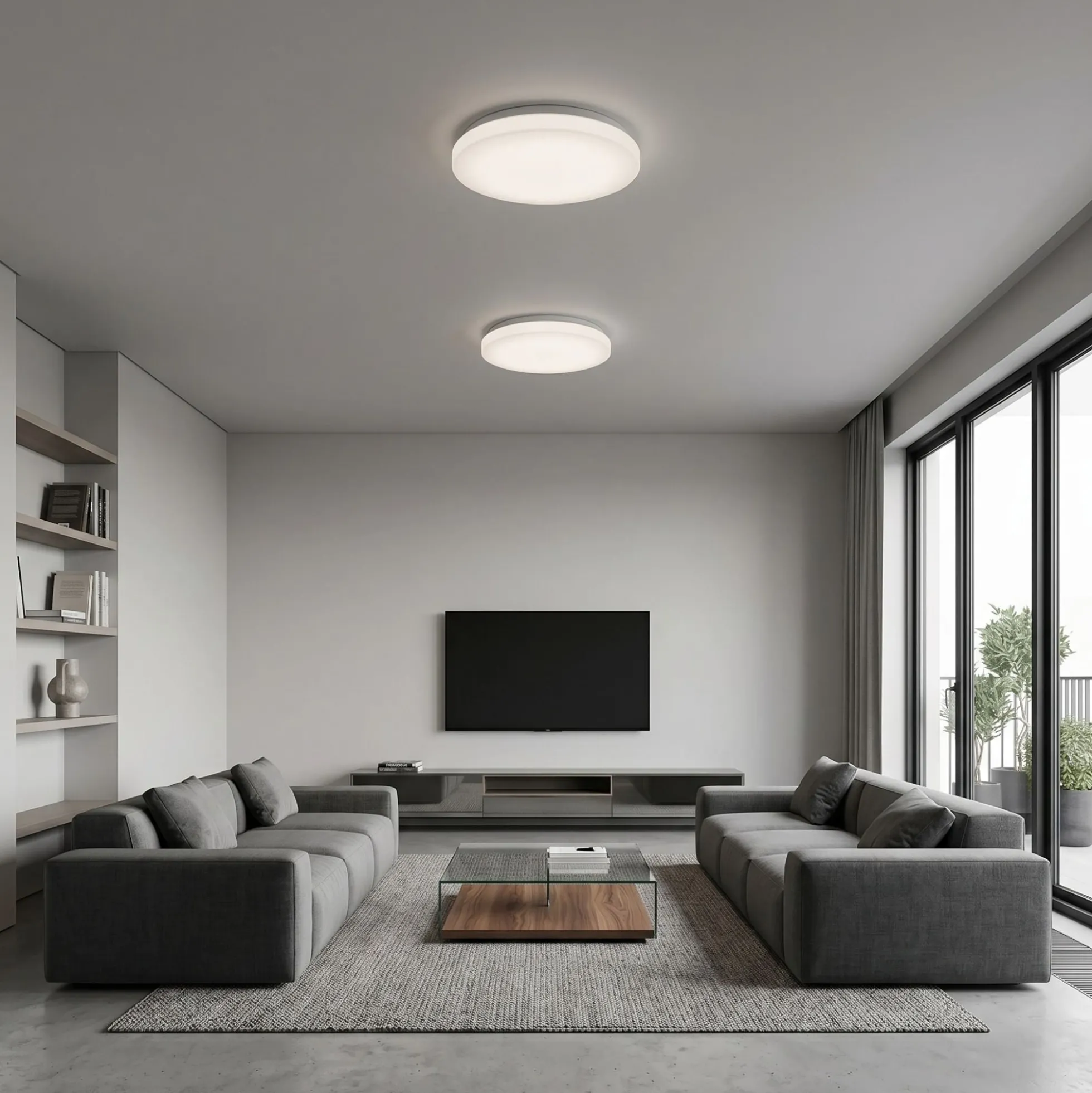Plafón LED de techo - CCT - 28W - CRI80 - IP20