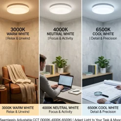 Plafón LED de techo - CCT - 23W - CRI80 - IP20