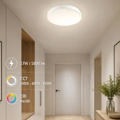 Plafón LED de techo - CCT - 17W - CRI80 - IP20