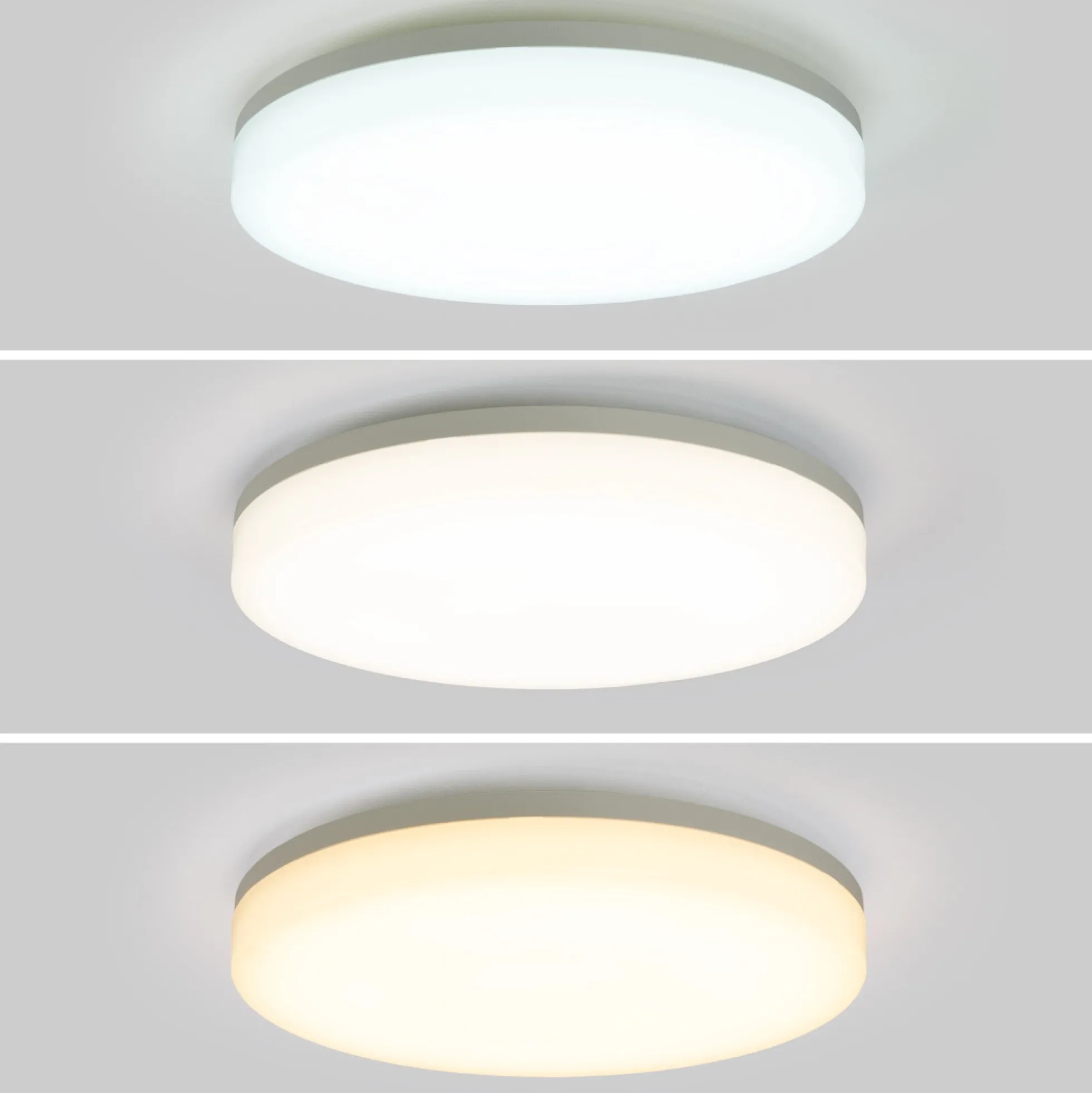 Plafón LED estanco CCT con sensor de movimiento por microondas - 24W - Ø28cm - IP65