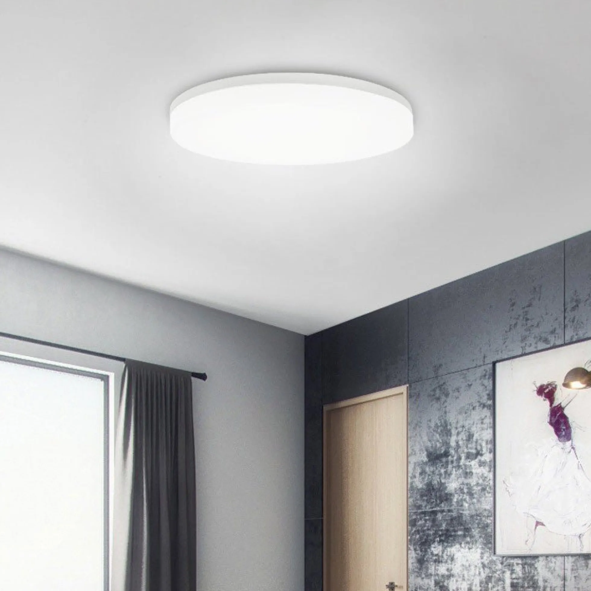 Plafón LED estanco circular blanco 24W CCT - 2400lm - IP65