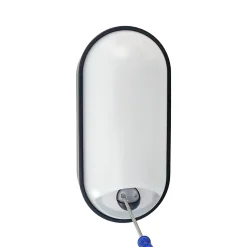 Plafón LED exterior ovalado con sensor PIR - 15W - CCT - IP65