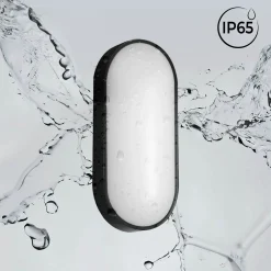 Plafón LED exterior ovalado - 15W - CCT - 1500lm - IP65