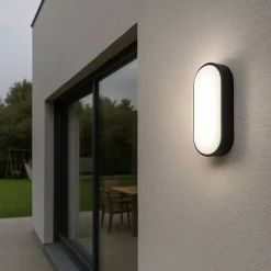 Plafón LED exterior ovalado - 15W - CCT - 1500lm - IP65