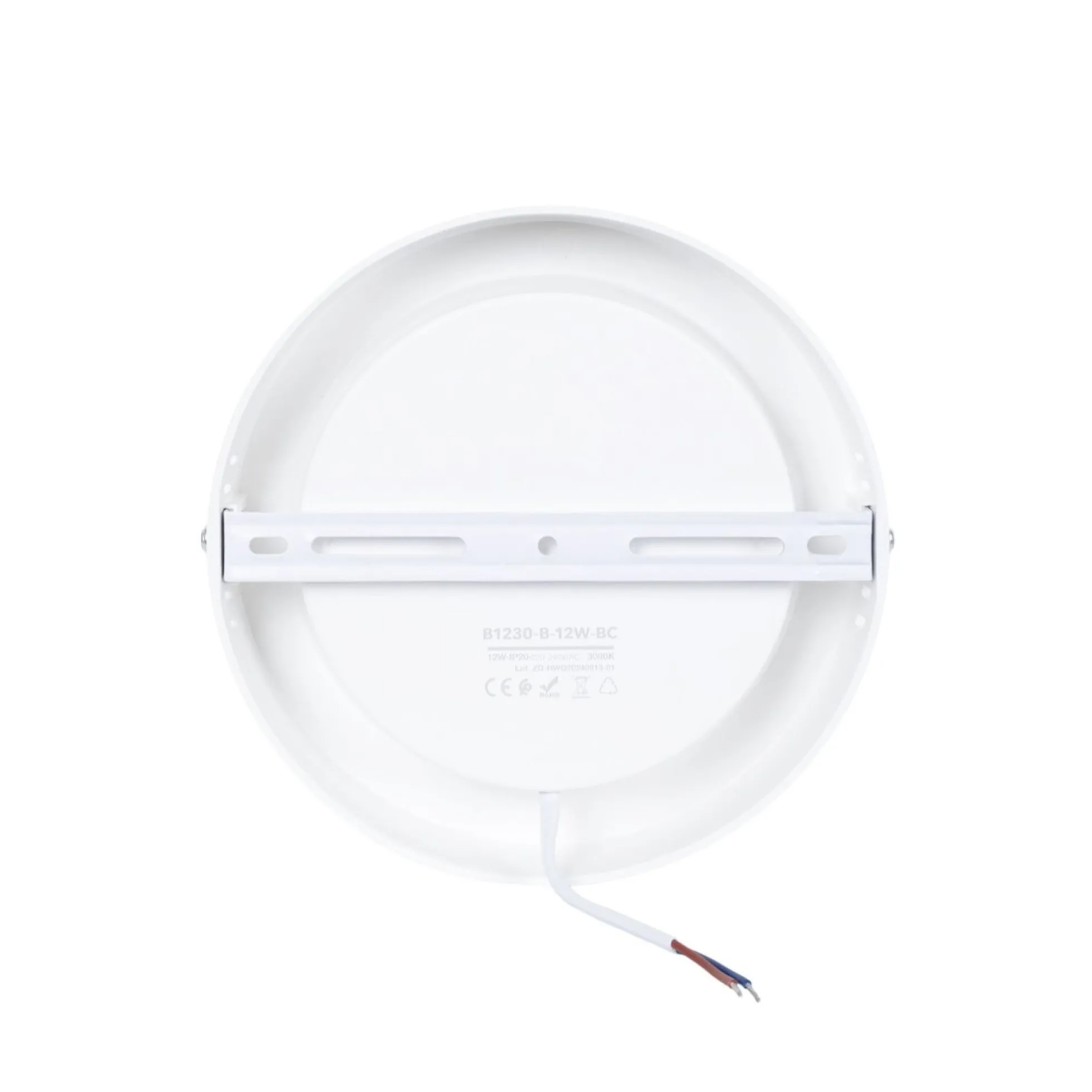 Plafón LED redondo de superficie - 12W - Alta Eficiencia