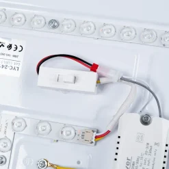 Plafón LED techo CCT 36W - Madera y Policarbonato- ø50cm - IP22