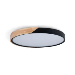 Plafón LED techo CCT 36W - Madera y Policarbonato- ø50cm - IP22