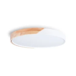 Plafón LED techo CCT 36W - Madera y Policarbonato- ø50cm - IP22