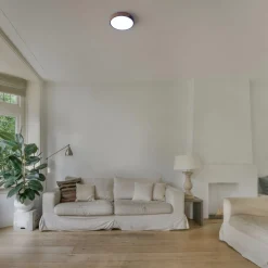Plafón LED techo CCT 24W - Madera y Policarbonato - ø40cm - IP22