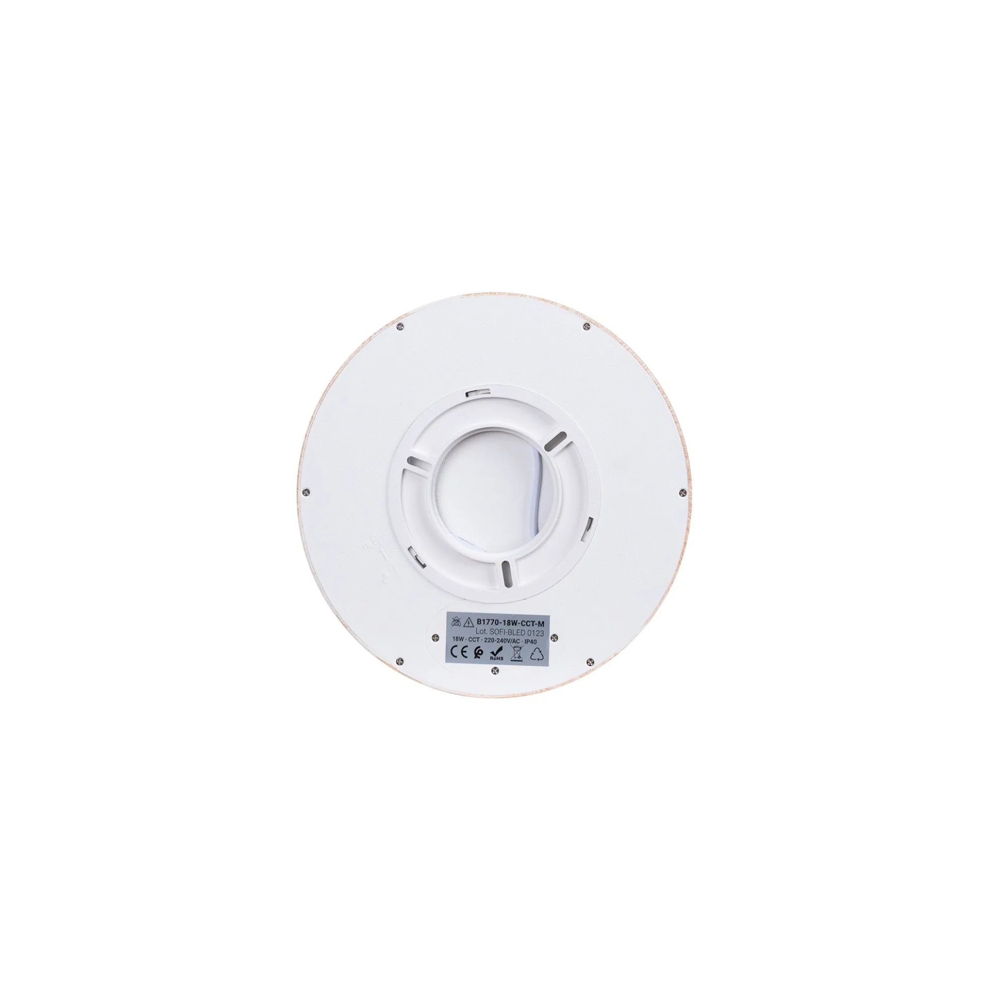 Plafón LED techo circular CCT 18W - IP40