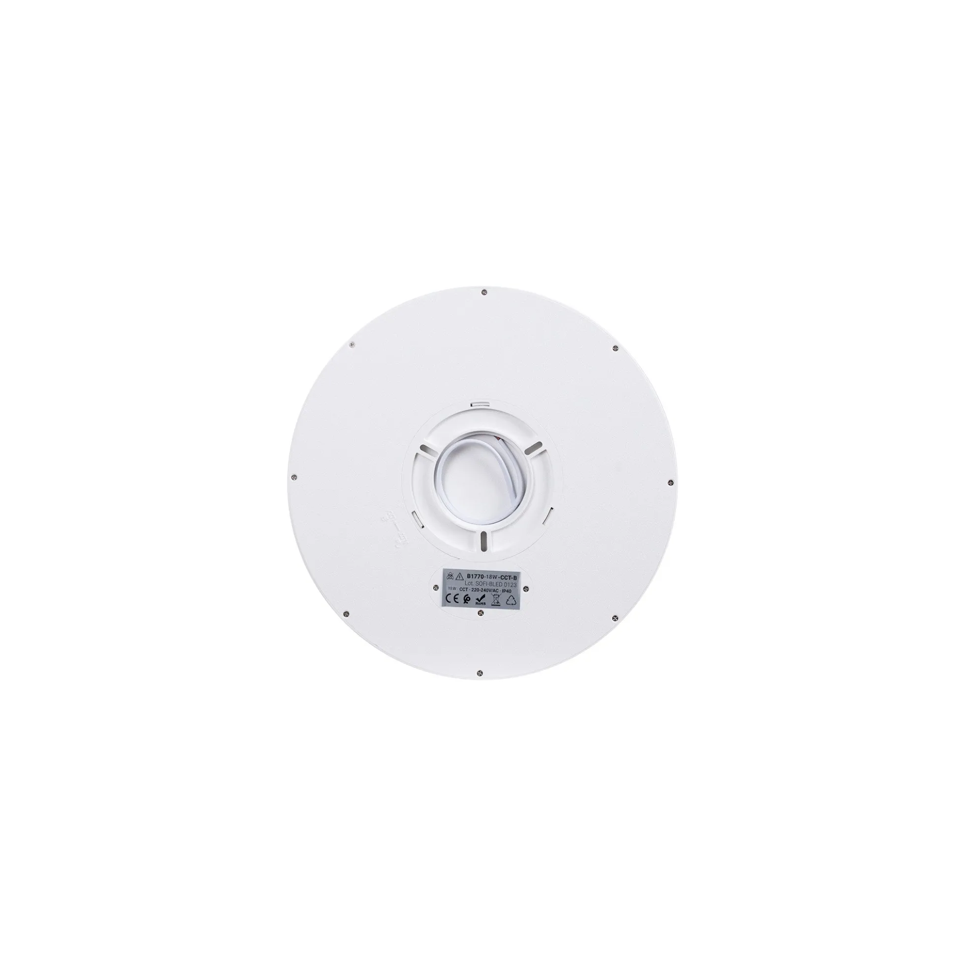 Plafón LED techo circular CCT 18W - IP40