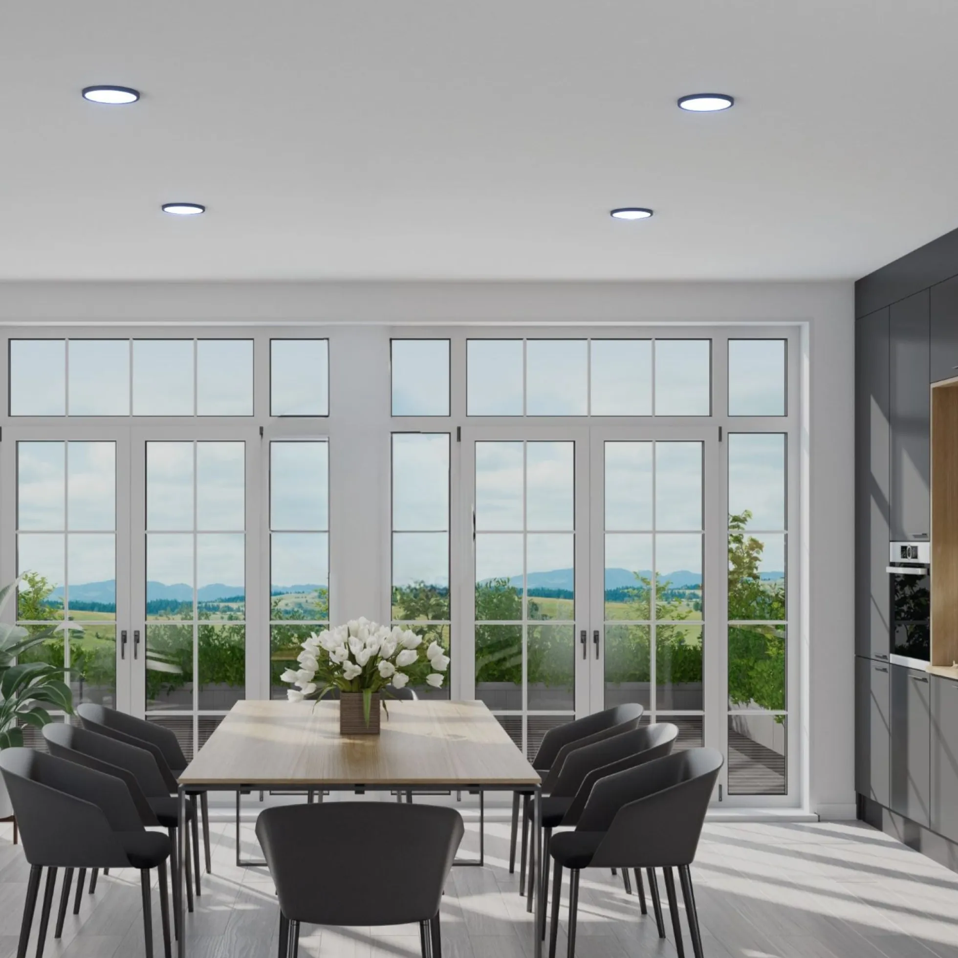 Plafón LED techo circular CCT 18W - IP40