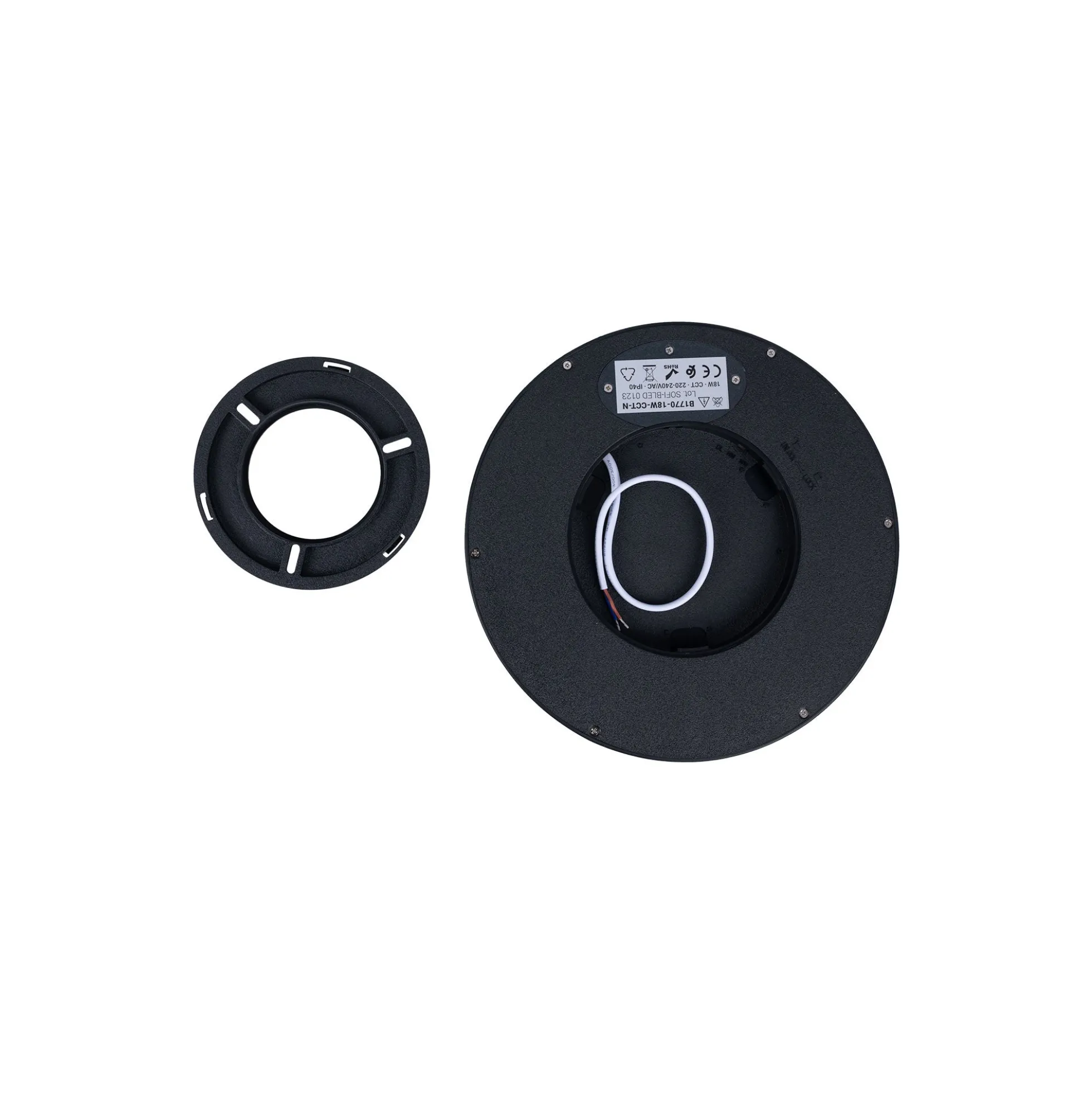Plafón LED techo circular CCT 18W - IP40