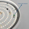 Plafón LED techo estanco / Luz de emergencia - CCT - Potencia ajustable 12W-16W - Ø31cm - IP65