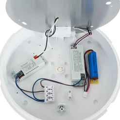 Plafón LED techo estanco / Luz de emergencia - CCT - Potencia ajustable 12W-16W - Ø31cm - IP65
