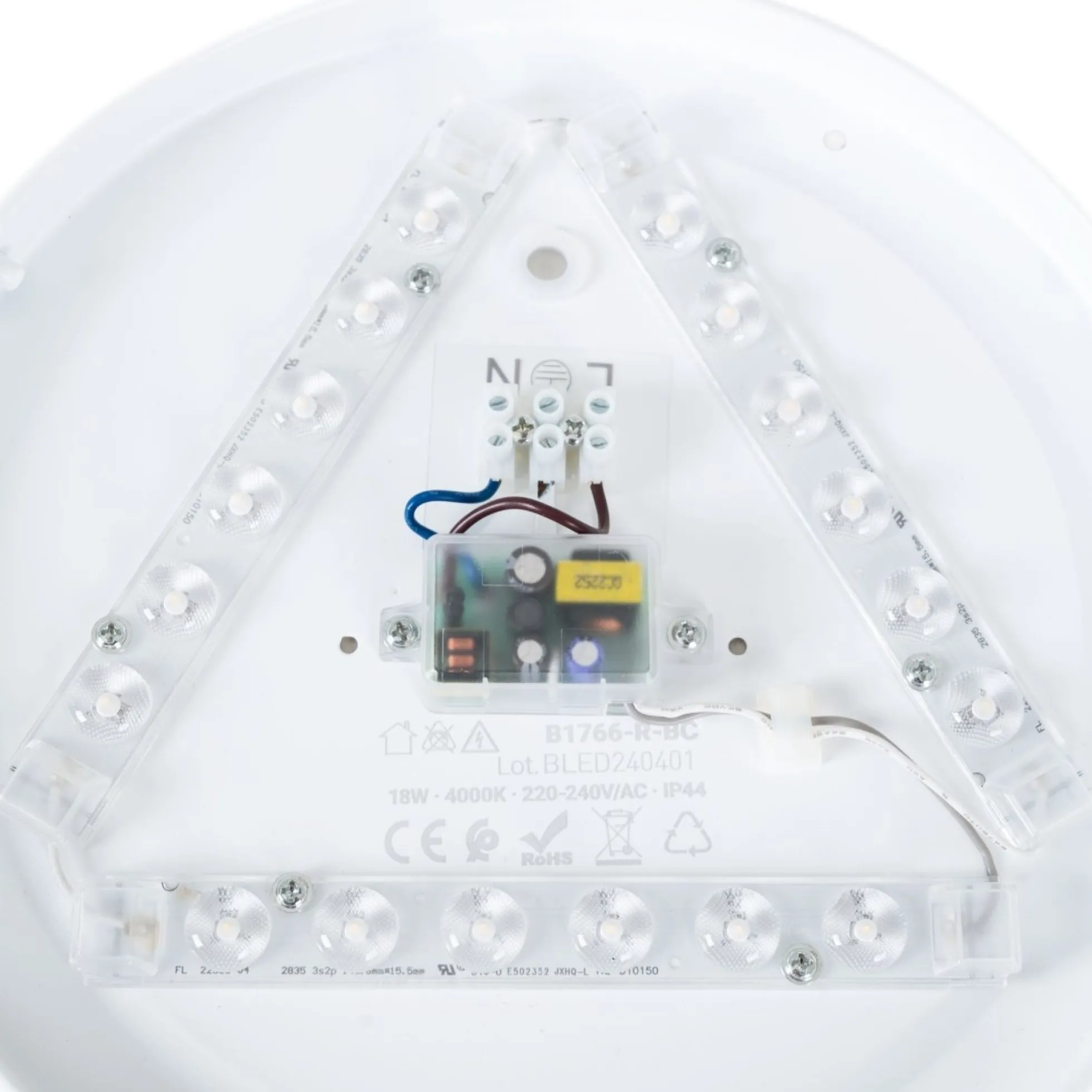 Plafón LED techo 18W - IP44 - Ø26 cm