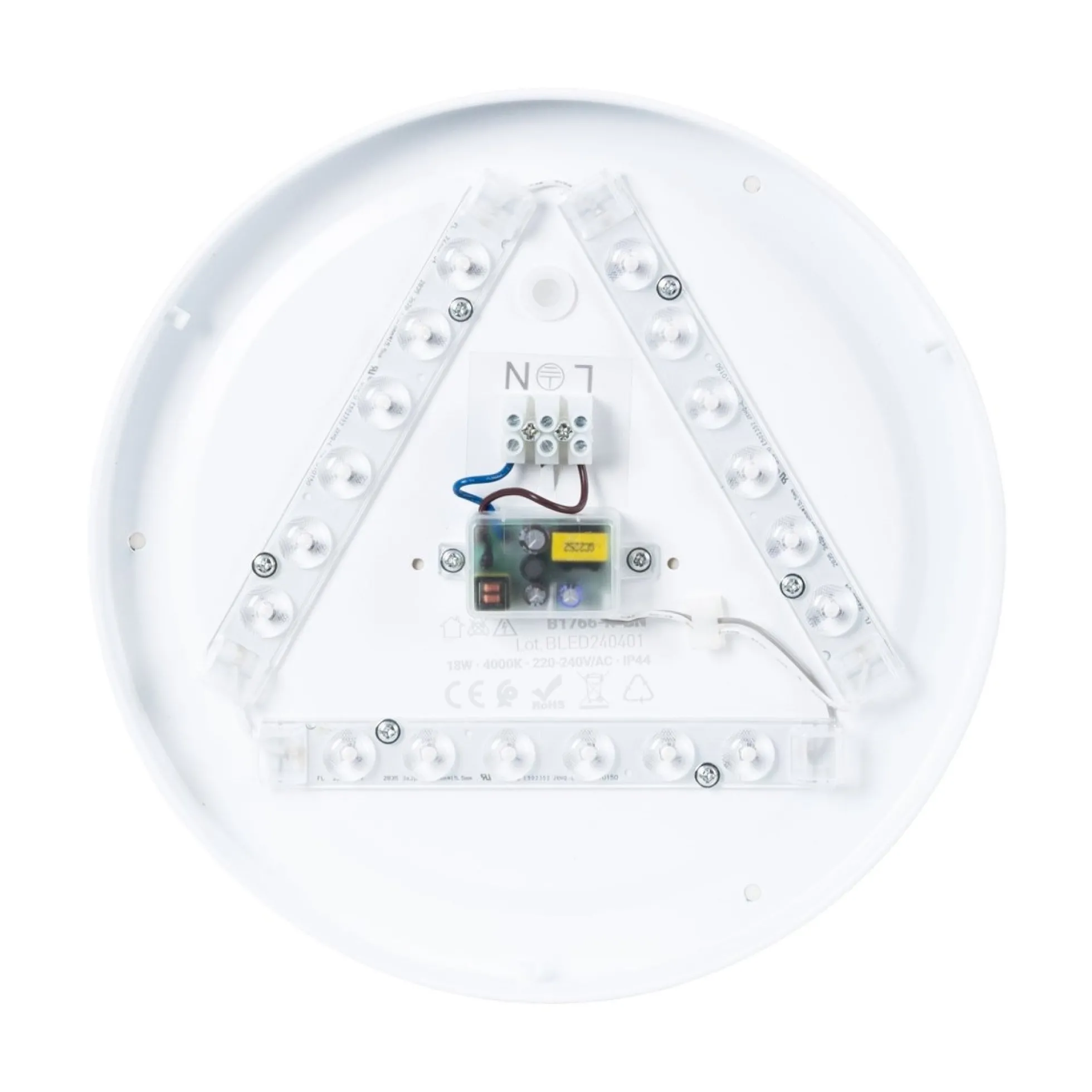 Plafón LED techo 18W - IP44 - Ø26 cm