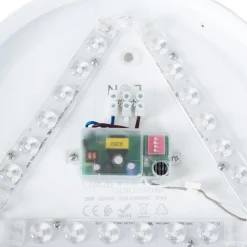 Plafón LED techo 18W - Sensor de sonido + sensor crepuscular - IP44 - Ø26 cm