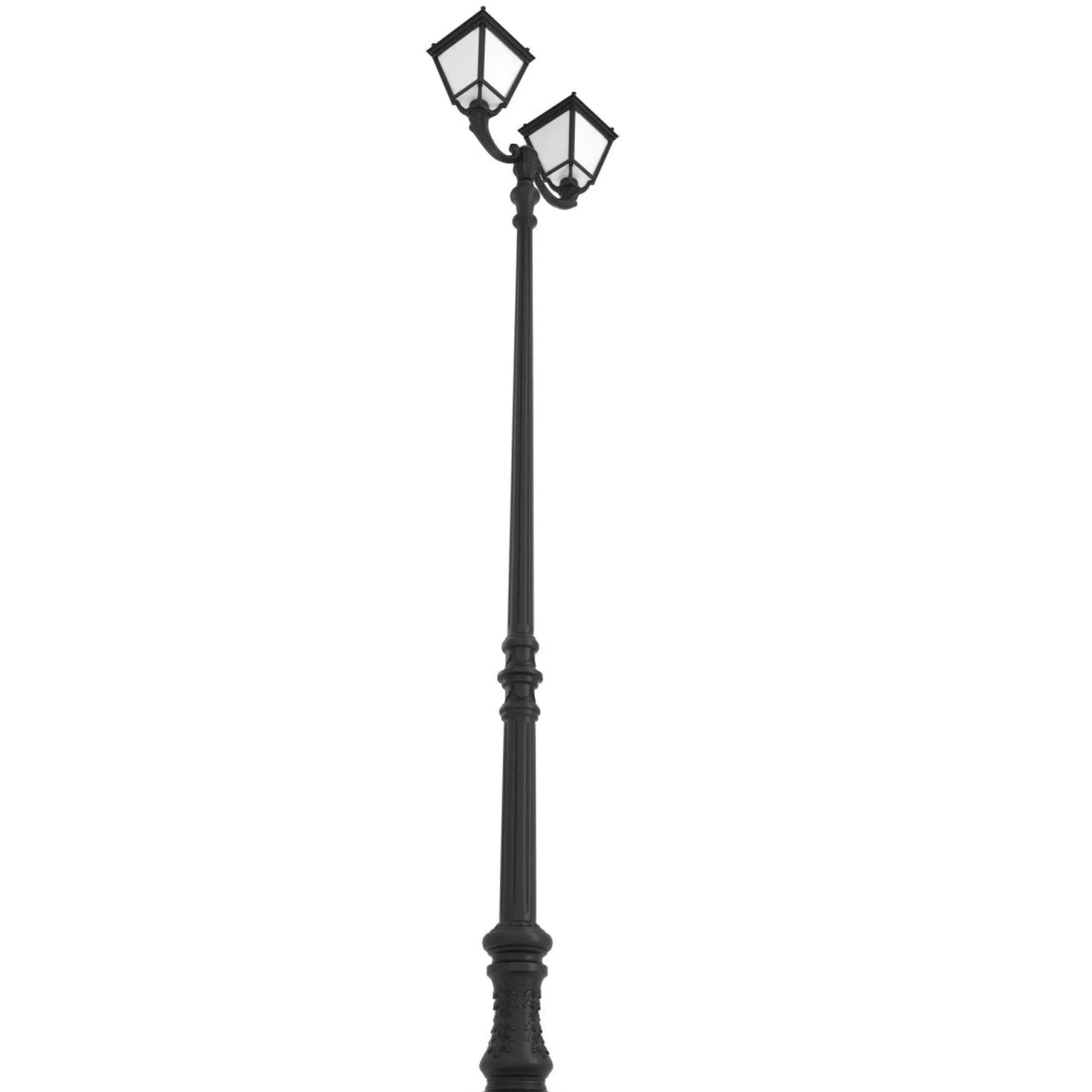 Poste de luz exterior doble Farola "TOBIA" Fumagalli - CCT - 2 x 30W - 8 opciones - E27