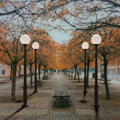 Poste de luz exterior