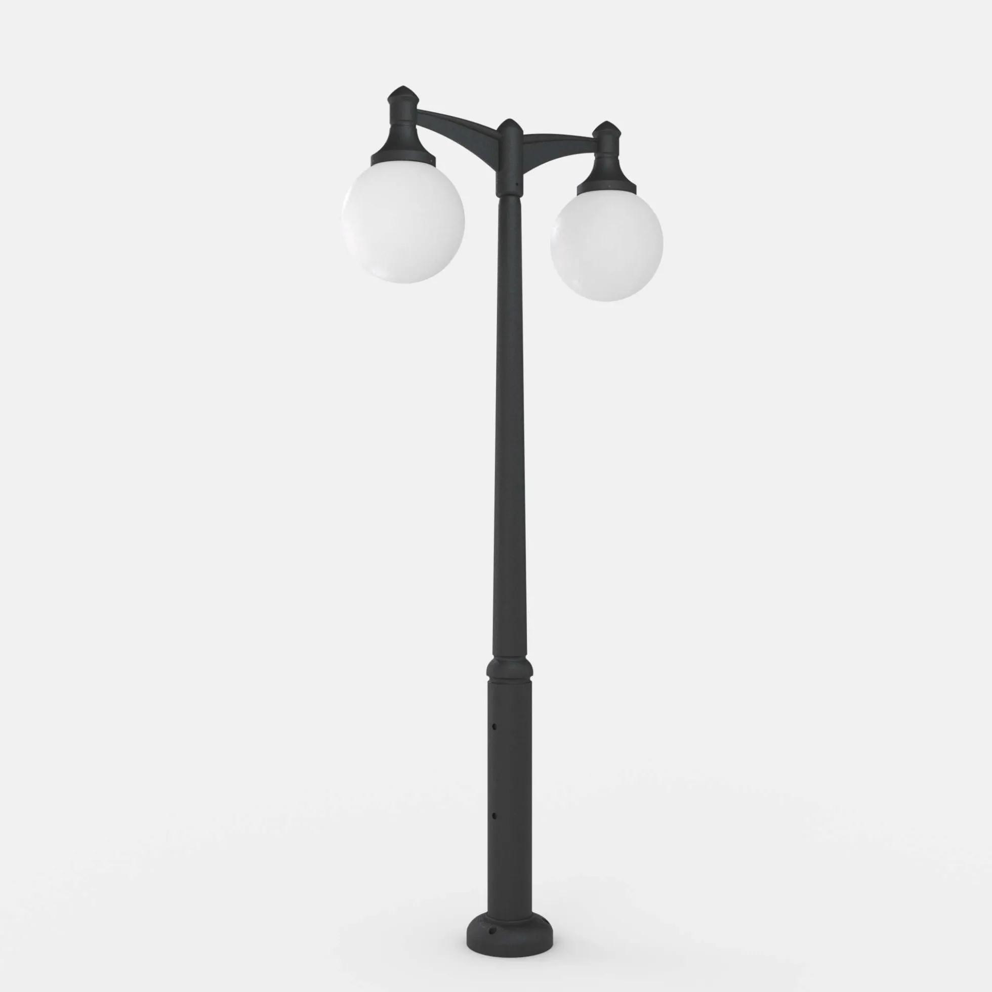 Poste Exterior de Dos Luces "GLOBE 400 MODERN" Fumagalli - 4 opciones - E27