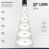 Proyector de logos LED GOBO para carril trifásico interior - 15W - Óptica 20° - IP20