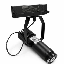 Proyector de logos LED GOBO para carril trifásico interior - 15W - Óptica 20° - IP20
