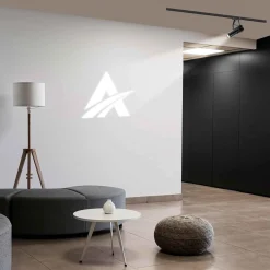 Proyector de logos LED GOBO para carril trifásico interior - 20W - Óptica 20° - IP20